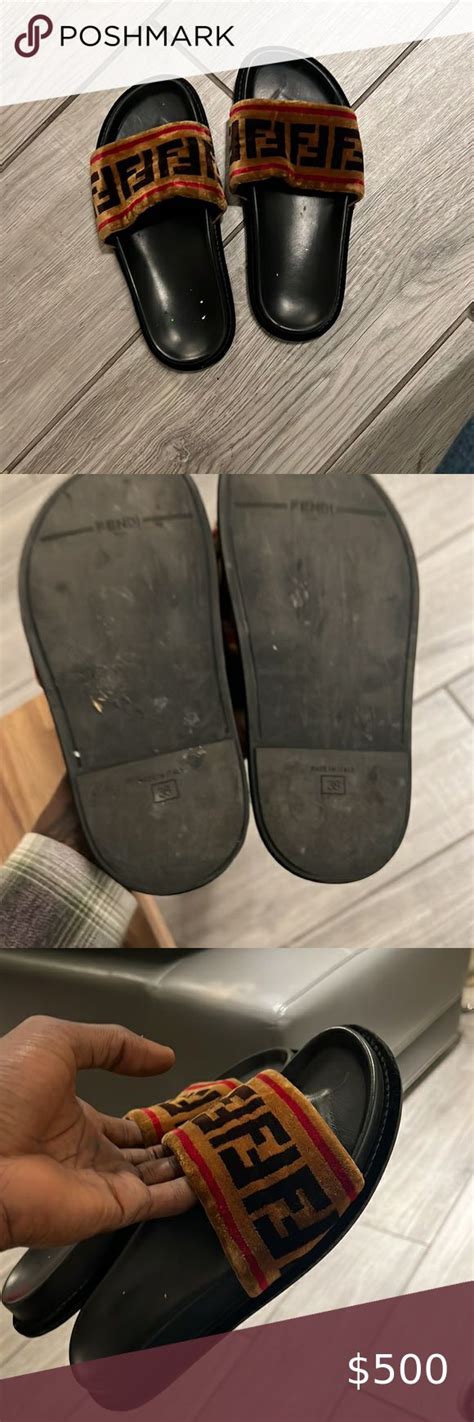 fendi mens flip flops|fendi slides on sale.